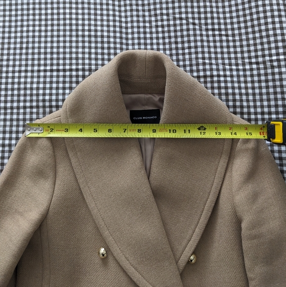 Club Monaco Wool Camel Coat - Picture 3 of 7